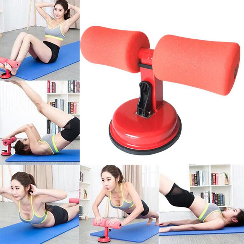 [COD] Alat Fitnes Sit Up Stand Holder Helper Fitnes Bench Olahraga Penahan Kaki Portable - Ungu Merah Biru