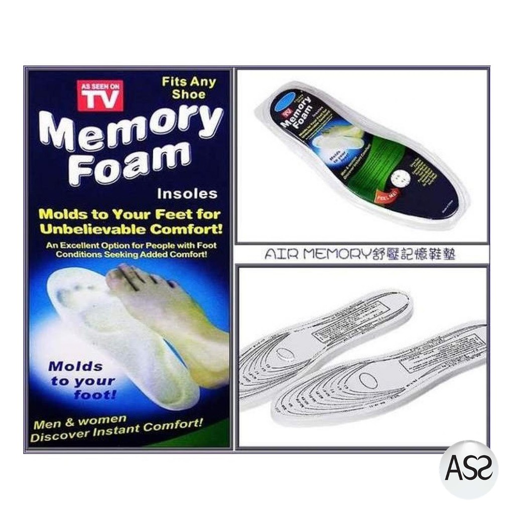 ASS Shop - Sol Sepatu Memory Foam 1 Pasang - L3