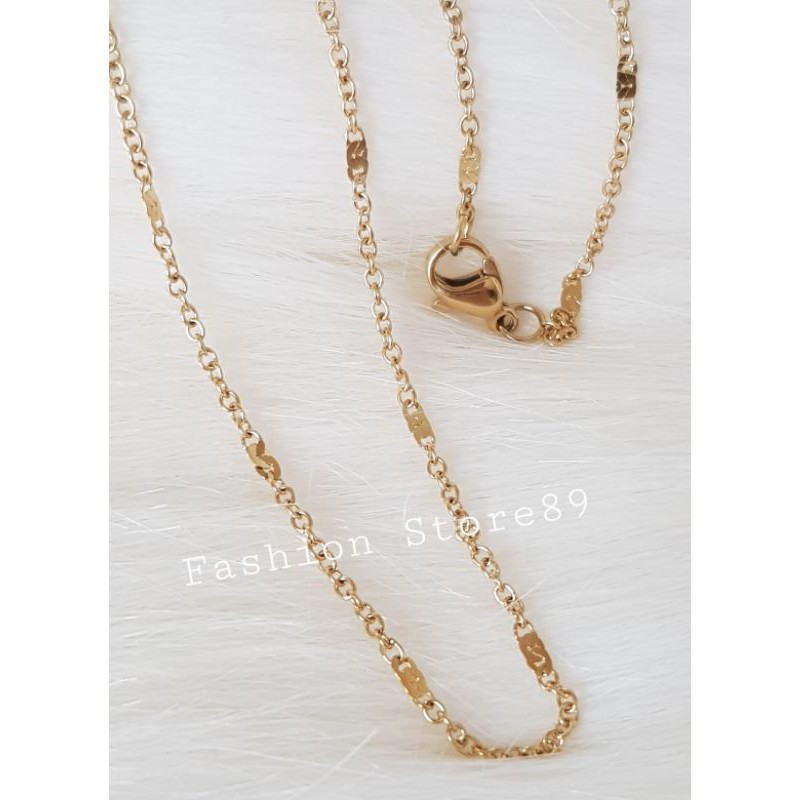 NEW Kalung Jedar Titanium gold Motif Nuri fashion antikarat kalung fashion Titanium