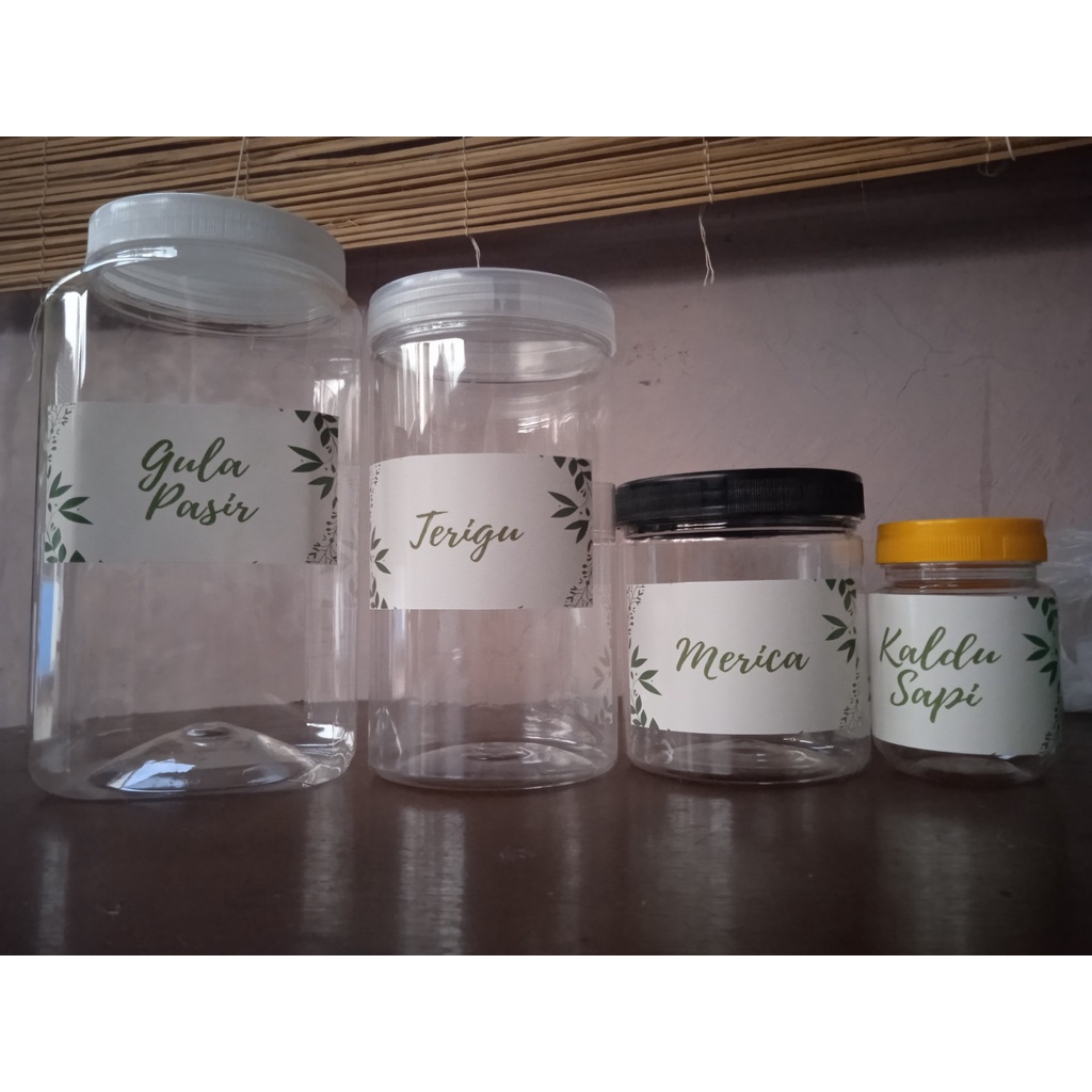 

LABEL NAMA STICKER FOTO/chromo untuk toples berbagai ukuran paket ukuran A4 tersedia beberapa model