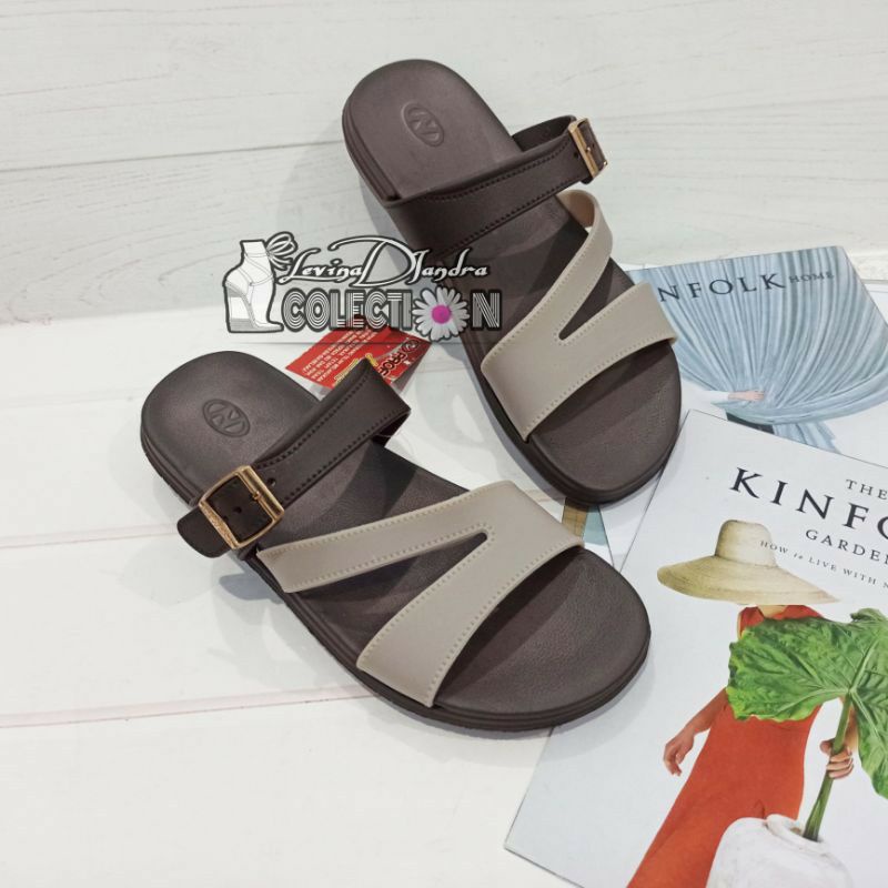 Sandal Slop Karet Pilon New Era LB e 1523 Wanita
