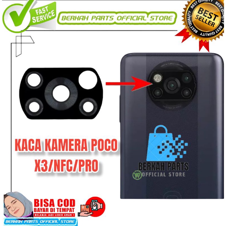 KACA KAMERA POCO X3 NFC PRO