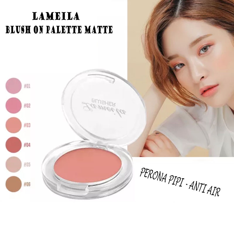 BEAUTY JAYA - [BISACOD]  Lameila 3040 Blusher Lameila Blush On Anti Air Tahan Lama Dengan Cermin