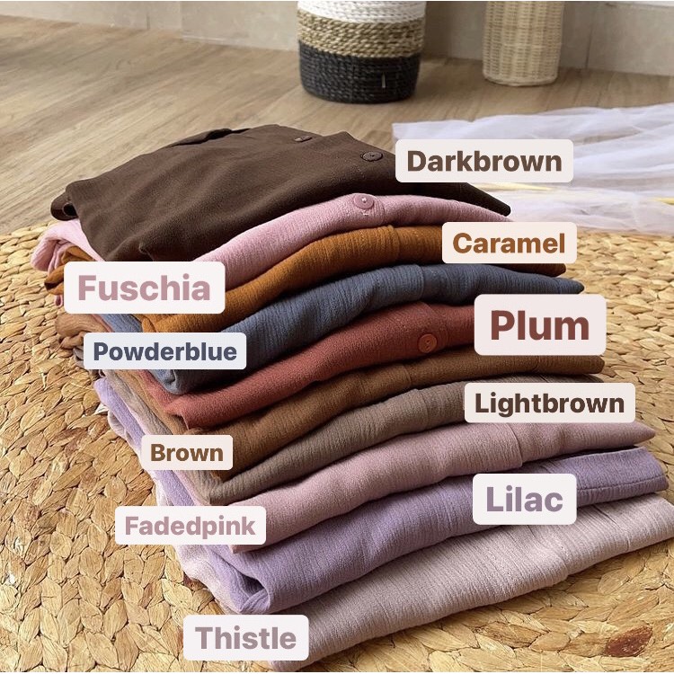Kirra Top - Kemeja Wanita Bahan Rayon Crinkle Best Seller - BIG SIZE-4
