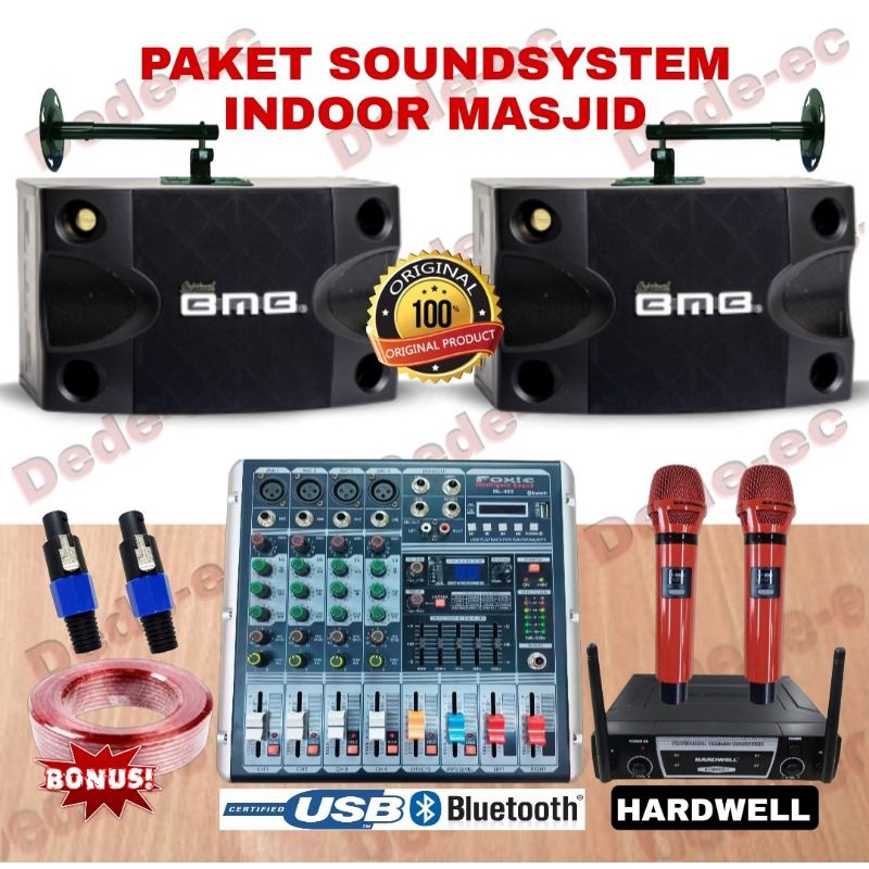 Jual PAKET SOUND SYSTEM INDOOR SPEAKER MASJID,KANTOR,CAFE SET LENGKAP ...