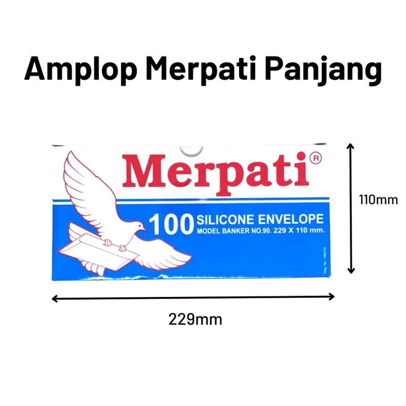 Amplop Putih isi 100 Merpati Murah Meriah