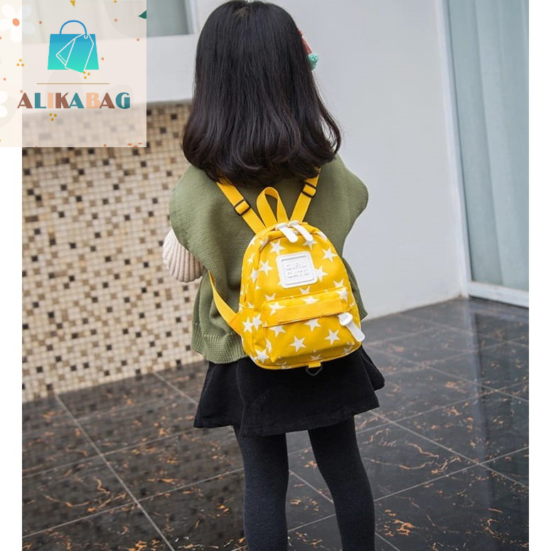 ALIKA BAG - Tas Ransel Anak Laki-laki Perempuan Motif Bintang Lucu Terlaris