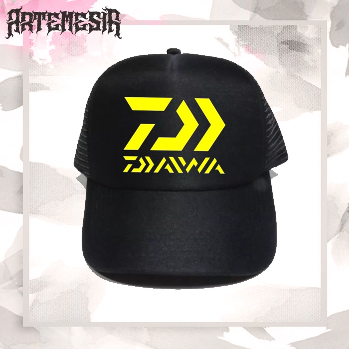 TOPI TRUCKER / TOPI JARING / topi mancing DAIWA logo