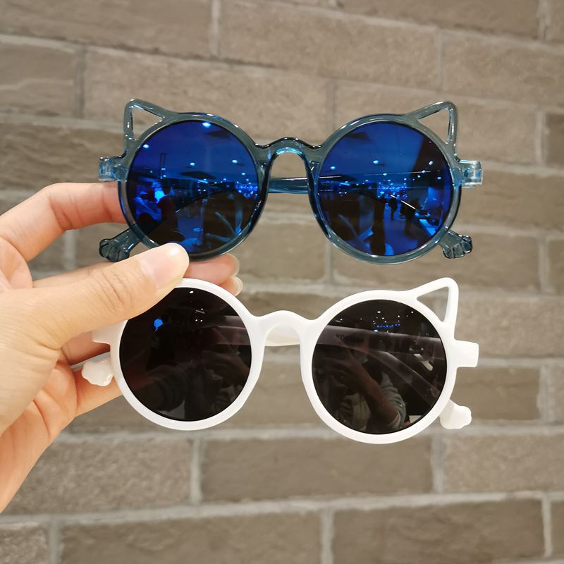 T&amp;Y Kacamata Anak Kucing 6685 Kacamata Hitam Fashion Telinga Kucing Kaca Mata Hitam High Quality Kids Sunglasses Kaca Mata Murah Import