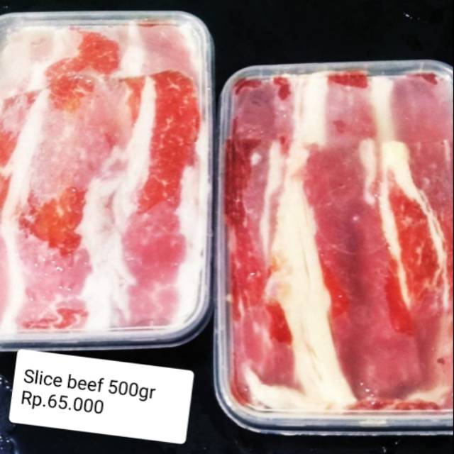 

Slice beef