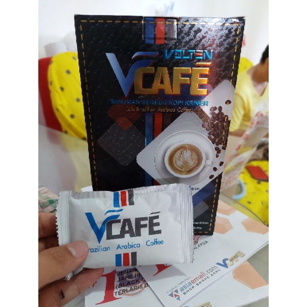 Vcafe Volten | Kopi Volten   dari Brazil Kombinasi Jahe hitam Thailand dan Kulit Manggis