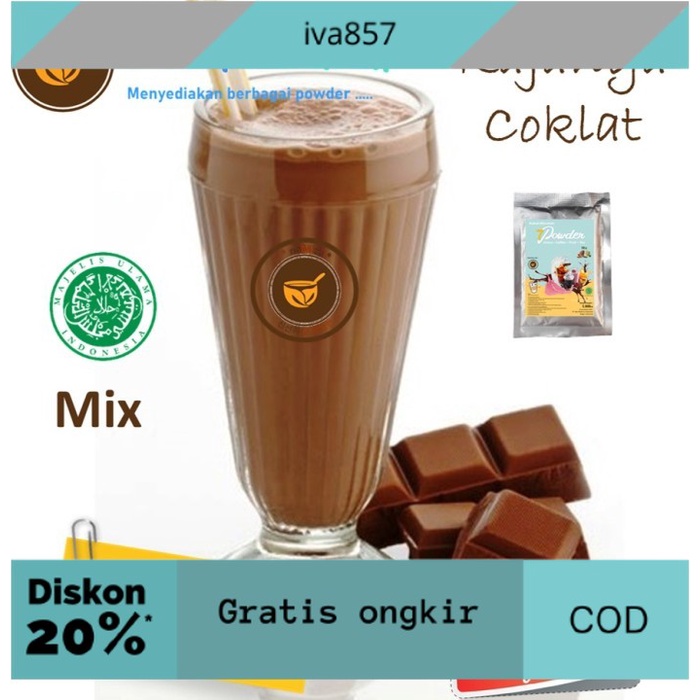 

PROMO Bubuk Minuman 7 Powder rasa Coklat Chocolate Original - Mix 1 kg GRATIS ONGKIR