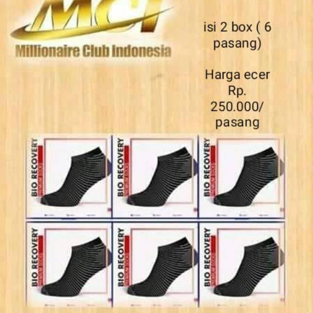 Bio recovery/ kaoskaki kesehatan / kaos kaki germanium asli MCI / sehat dengan kaos kaki germanium e