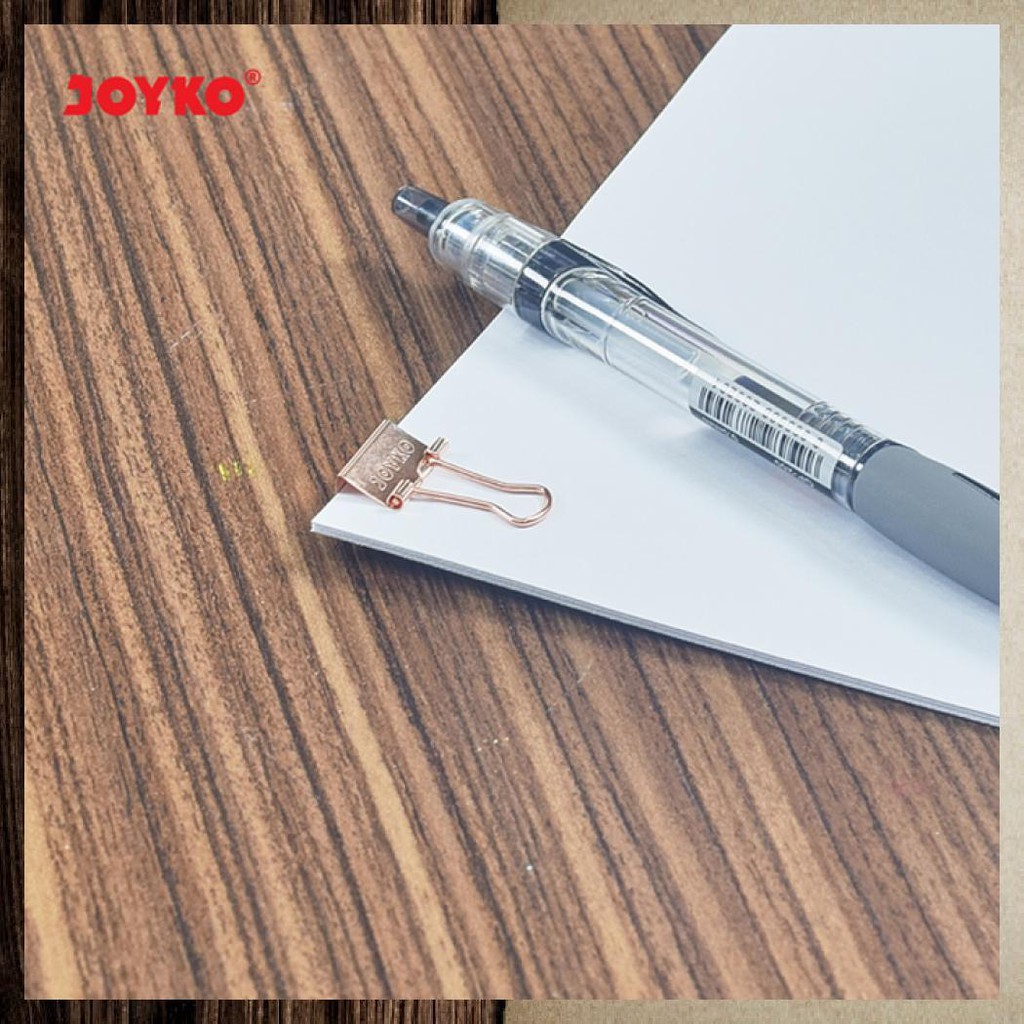 

Binder Clip / Klip / Penjepit Kertas Joyko 105Rg / 1 Drum 60 Pcs