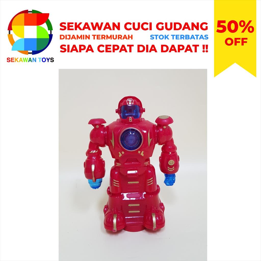 Mainan Robot Karakter Hero Merah Dos SEKAWAN SALE 15