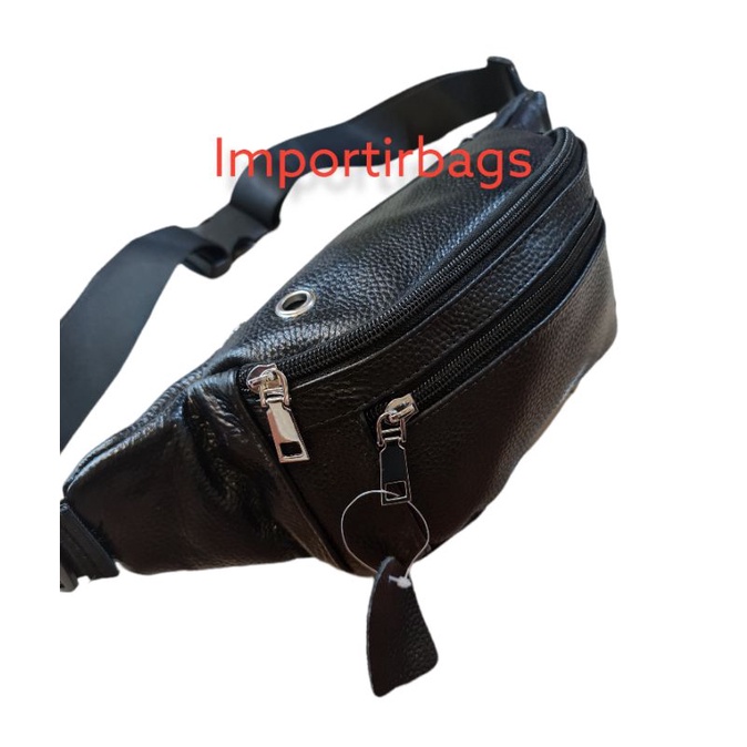 Tas pinggang kulit tas waitsbags kulit pria import