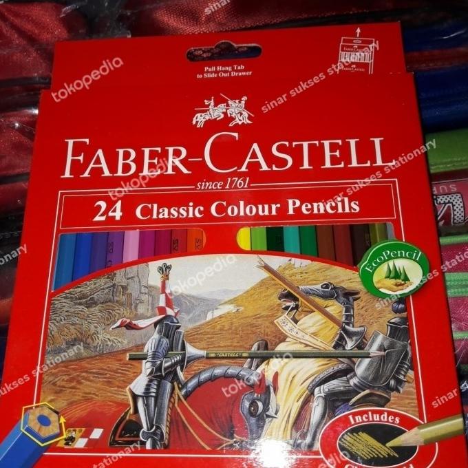 

Pensil Warna Faber Castell 24 Classic - Pinsil Warna Faber Castell 24