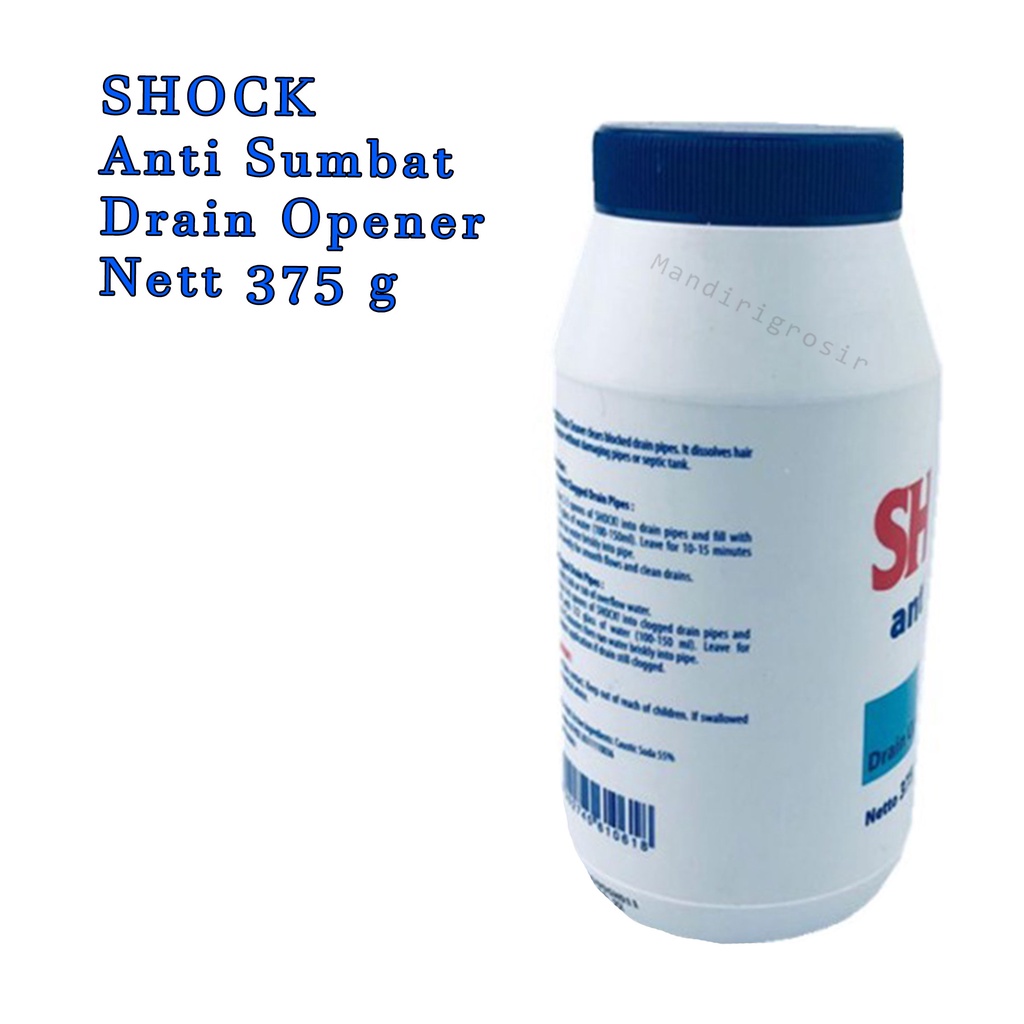 Bubuk pembersih * Shock *  Anti Sumbat * Drain Opener *375g