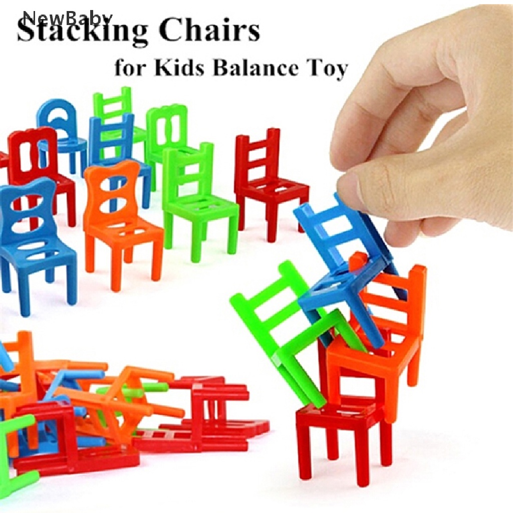 Newbaby 18Pcs Mainan Edukasi balance Chair Untuk Anak