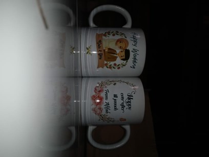 Mug Couple Warna Dalam I Custom Foto, Tulisan, Gambar, Dll
