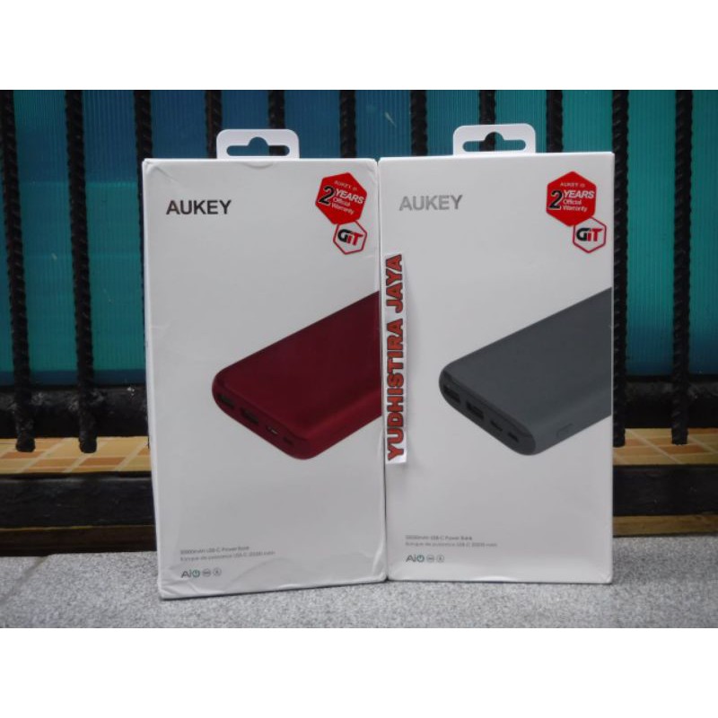 Aukey PB-XN20 Powerbank 20000mAh Original