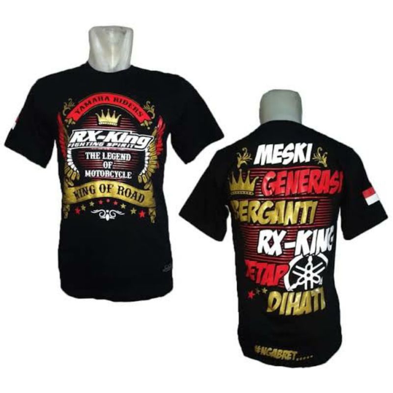 BEST SELLER KAOS MOTOR RX KING DISTRO HITAM