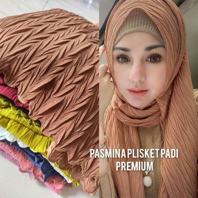 FaFa JILBAB PASHMINA ZAFRON PLISKET PADI HIJAB
