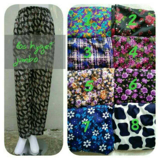 Jual Celana Aladin Motif Jumbo Los Bagian Kaki Shopee Indonesia