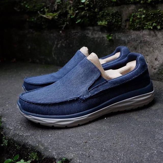 SKECHERS HARSEN BLUE