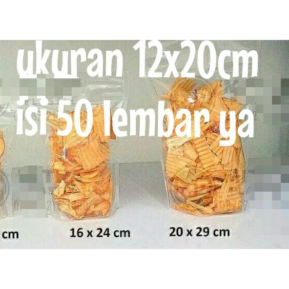 ✹ Plastik Klip Berdiri / Standing Pouch 12x20cm, (100 lembar) ►