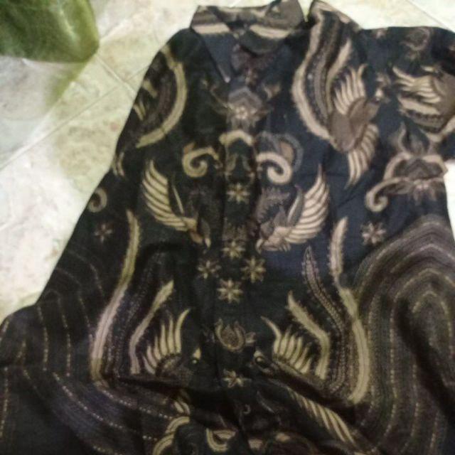 Size M L Xl Xxl Bswart Batik Hrb026 Kenongo Hem Panjang Padi Pekalongan M L Xl Xxl