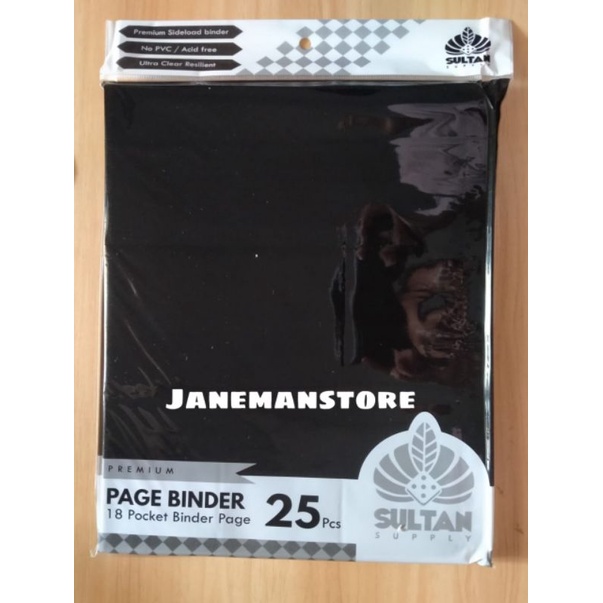 ‼️PROMO CUCI GUDANG‼️ SLEEVE BINDER PC PHOTOCARD A4 SULTAN 18 Pocket 18p