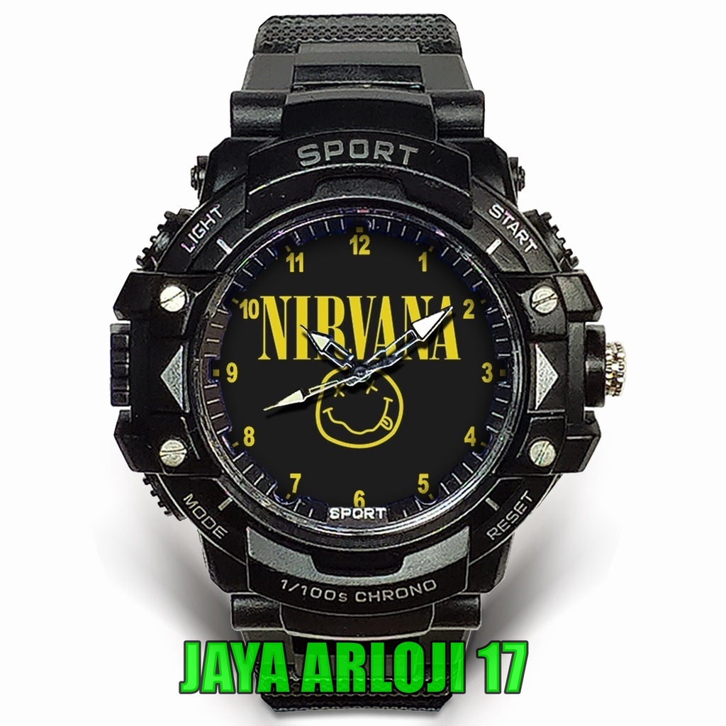 (Istimewa) JamTangan Custom NIRVANA (Awesome)