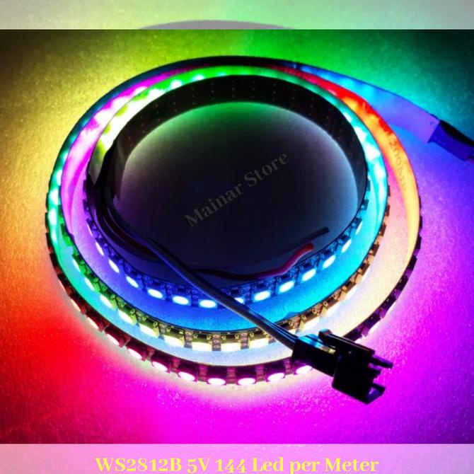 RGB Smart LED Strip IP30 WS2812B WS2812b 144 mata permeter (1meter)