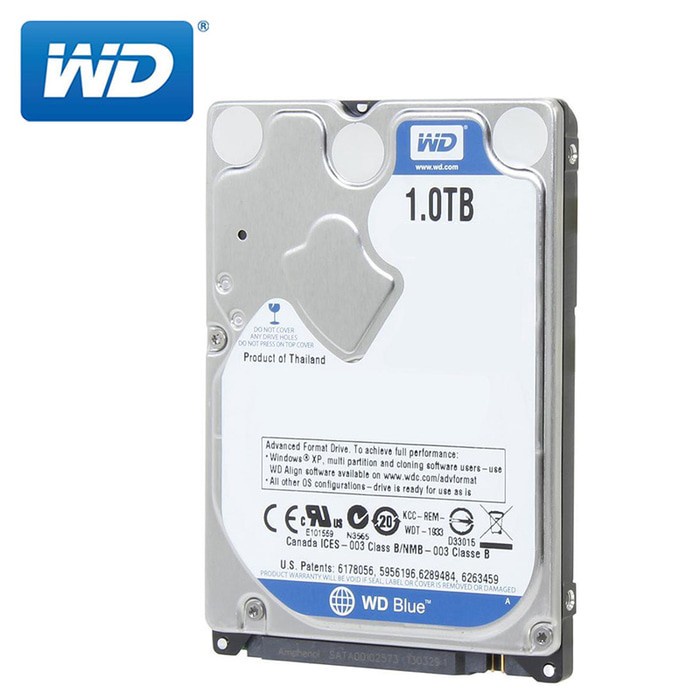 WD Scorpio Blue 1TB - HD HDD Hardisk Internal 2.5&quot; For Laptop