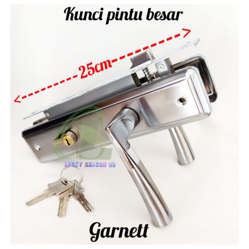 KUNCI PINTU PLAT BESAR/KUNCI PINTU RUMAH/KUNCI SET/KUNCI PINTU U