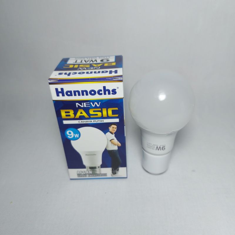 Jual Lampu LED Hannochs New Basic 9 Watt / Lampu Bohlam LED Cahaya ...