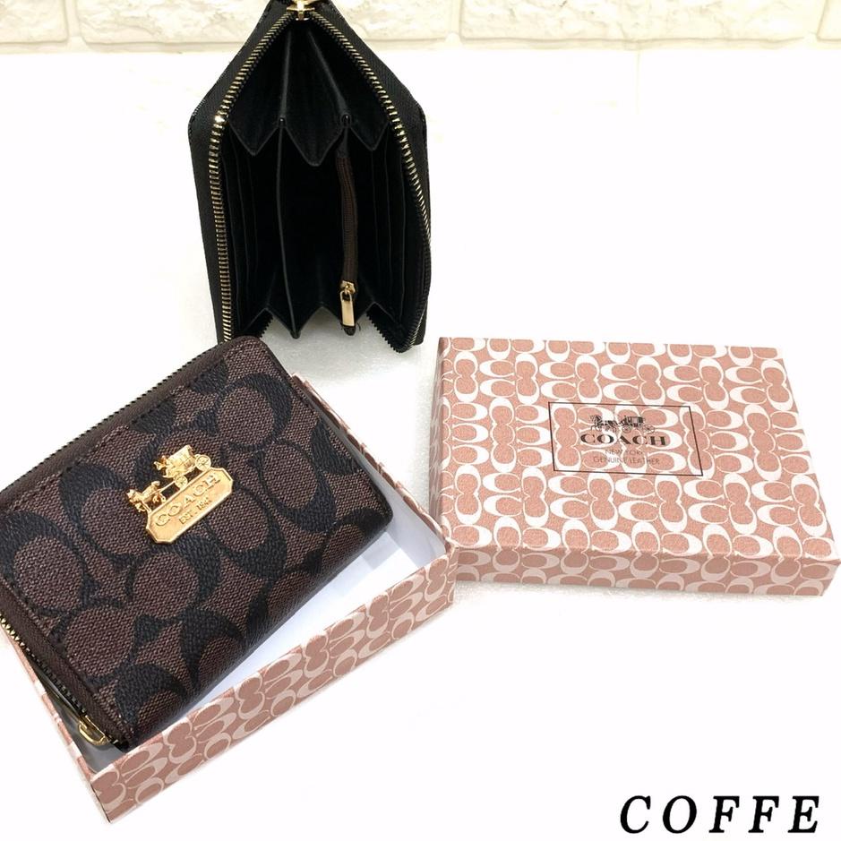BTU.972169 ‑ Dompet kartu Coach REFI import super koin uang wallet dompet kecil wanita coin card hol
