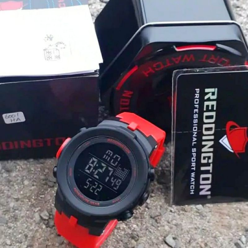 Jam Tangan_Red_dington_6027_Jam Tangan Digital Sport_Reddington_Jam Tangan Pria Waterproof