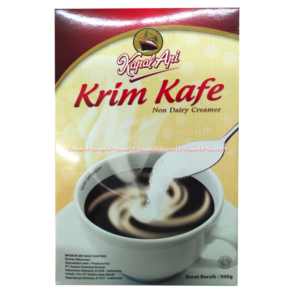 Kapal Api 500gr Krim Kafe Multipurpose Non Dairy Creamer Krimer Kofi Kopi Kapalapi Cream Kapal Api Krim Bubuk Putih Susu Campuran Kopi 500 gram