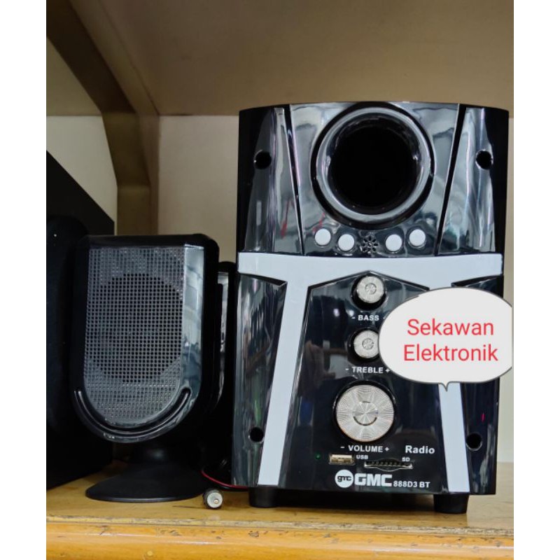 SPEAKER GMC 888 D2 BLUETOOTH RADIO REMOTE