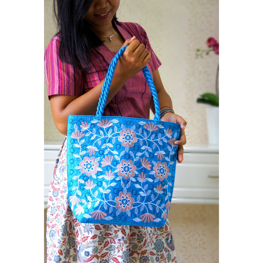 Tas Sulam Bunga Jinjing