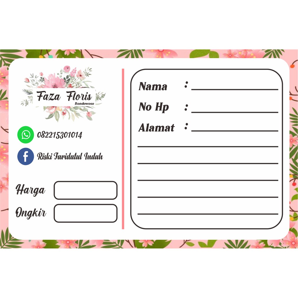 

Kertas Label Pengiriman