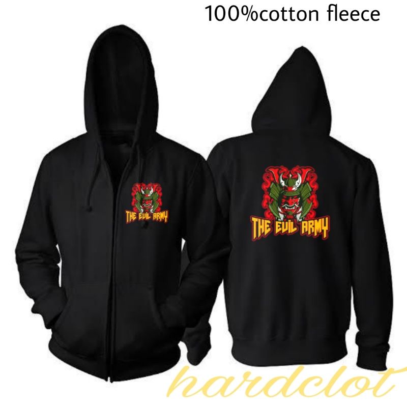 jaket sweater keren zepper the evil army