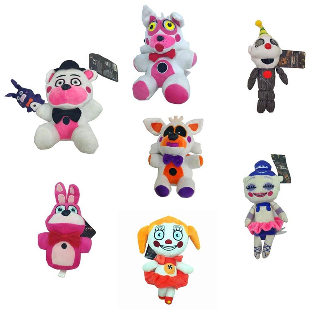 Lanfy Boneka Mainan Boneka Anime Hadiah Anak Chica Bonnie Duck FNAF Nightmare Freddy Bear Plushed Toy