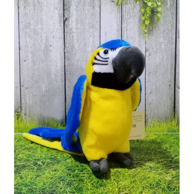 Boneka Burung Blue Macaw