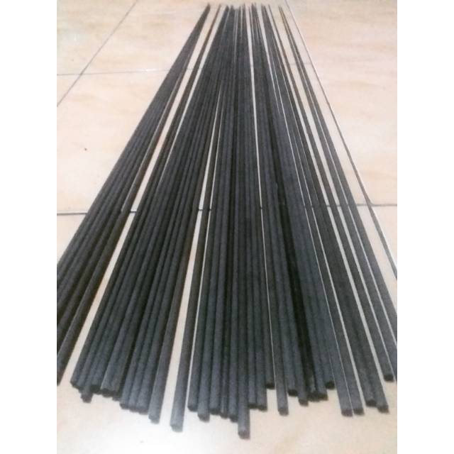 Blank atasan ujung joran carbon solid isi gak bolong