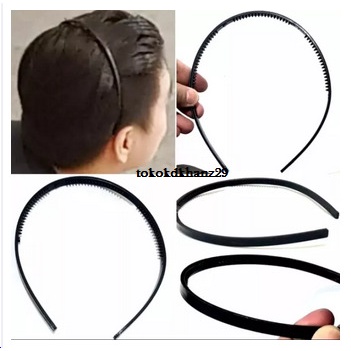 Bando Hitam Polos Terbaik / Bando Pria Dan Wanita / Aksesoris