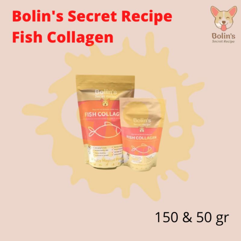 Bolin's Secret Recipe Fish Collagen 150 & 50 gr