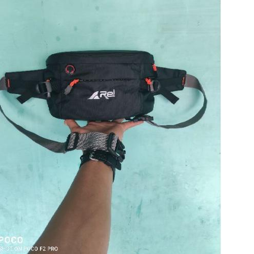 ☁ Tas waistbag Pria original / Tas selempang Rei / Tas pinggang Rei ☂